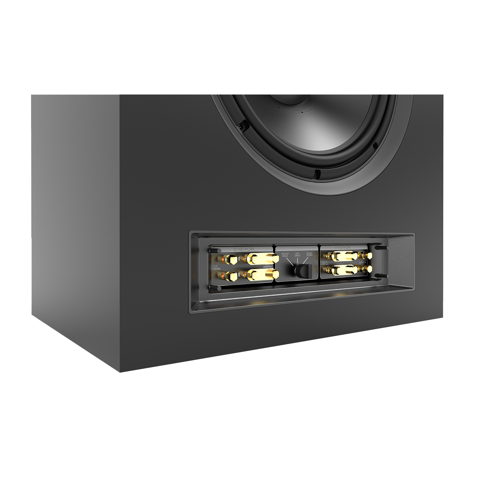 SCL-1 - Black - 2-Way Dual 12-inch (300mm) Custom LCR Loudspeaker - Detailshot 3