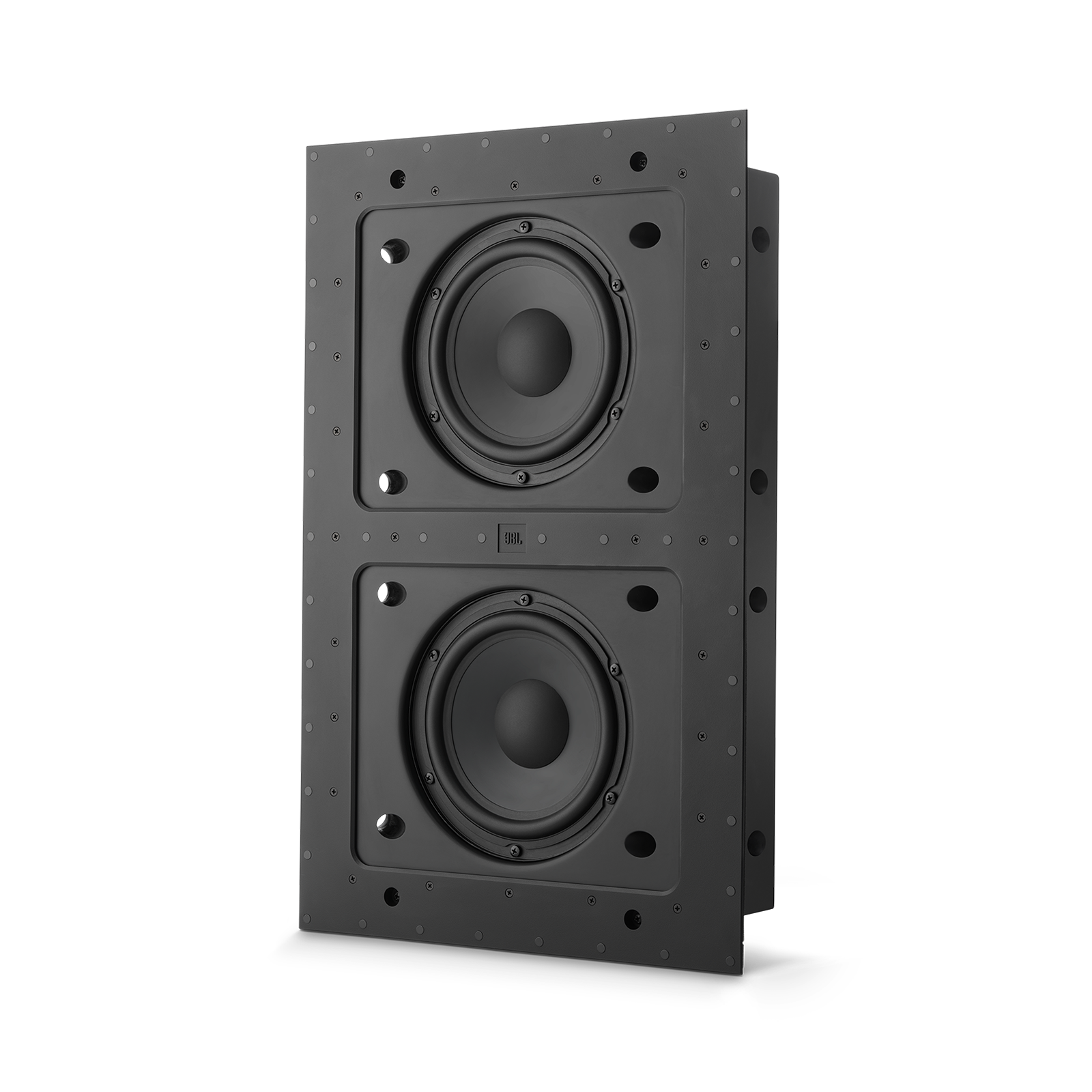 SSW-4 - Black Matte - Dual 8&rdquo; (200mm) In-wall Passive Subwoofer - Front
