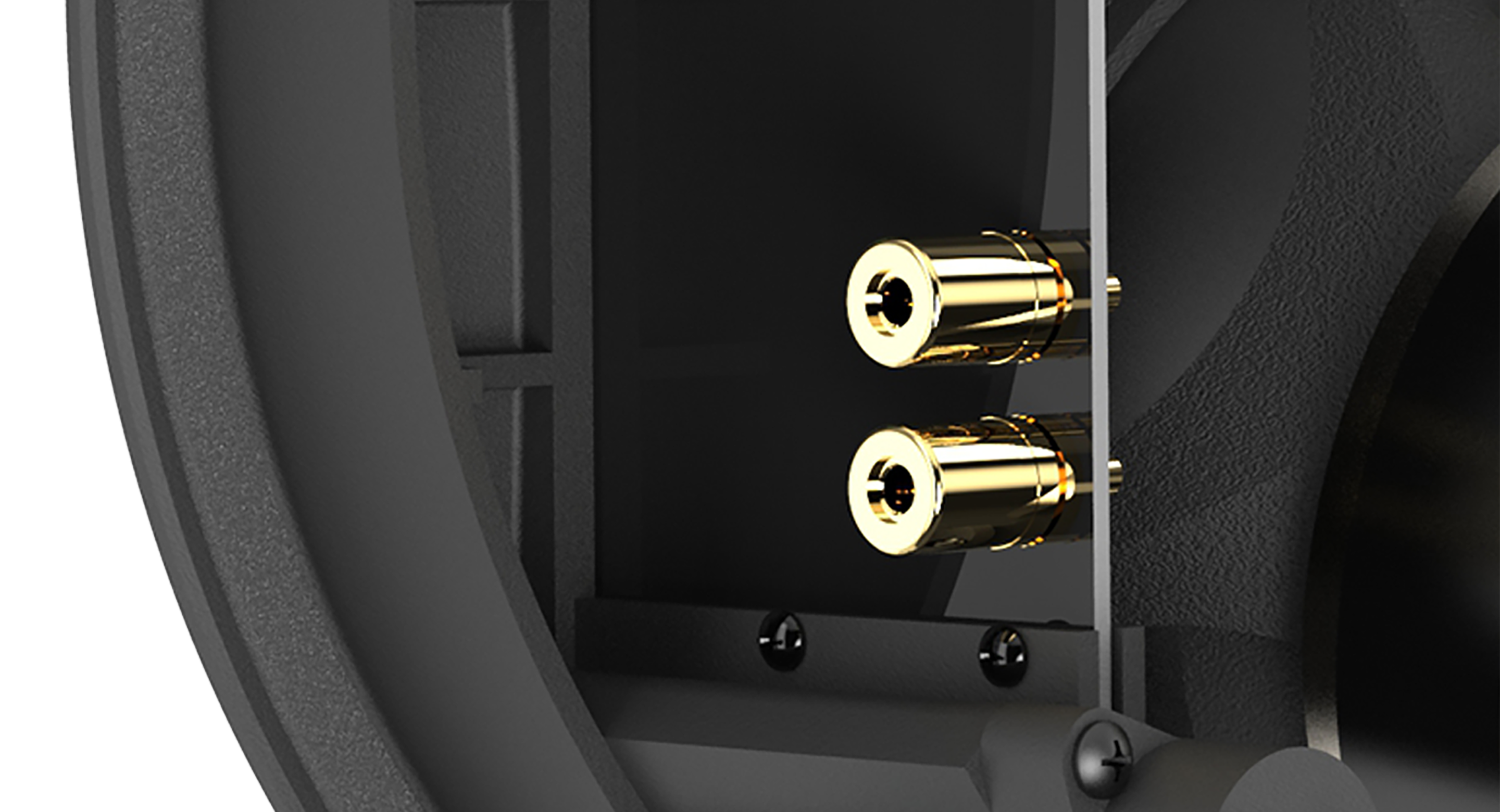 Gold-plated Spring-loaded Binding Post Input Terminals