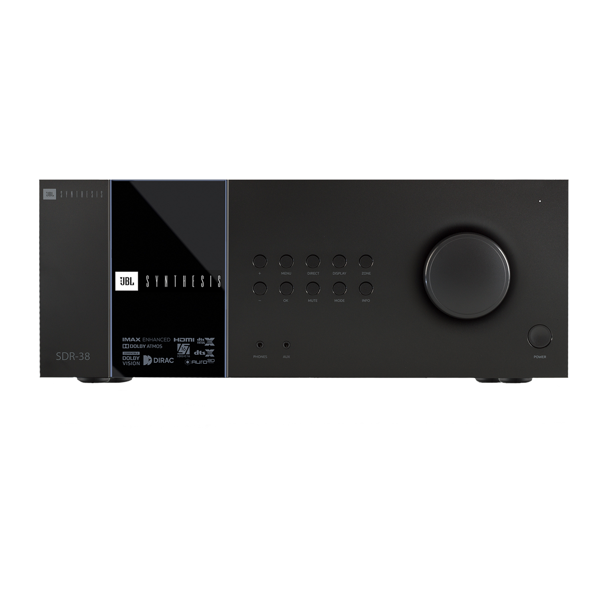 SDR-38 - Black - 16-channel Class G Immersive Surround Sound AV Receiver - Hero