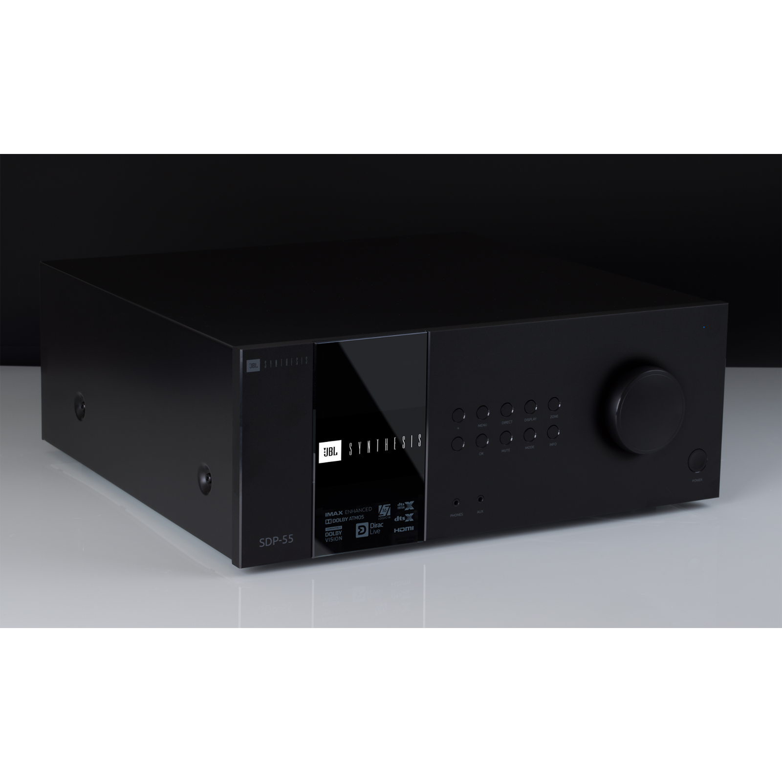 SDP-55 - Black - 16-channel Immersive Surround Sound AV Preamplifier - Front