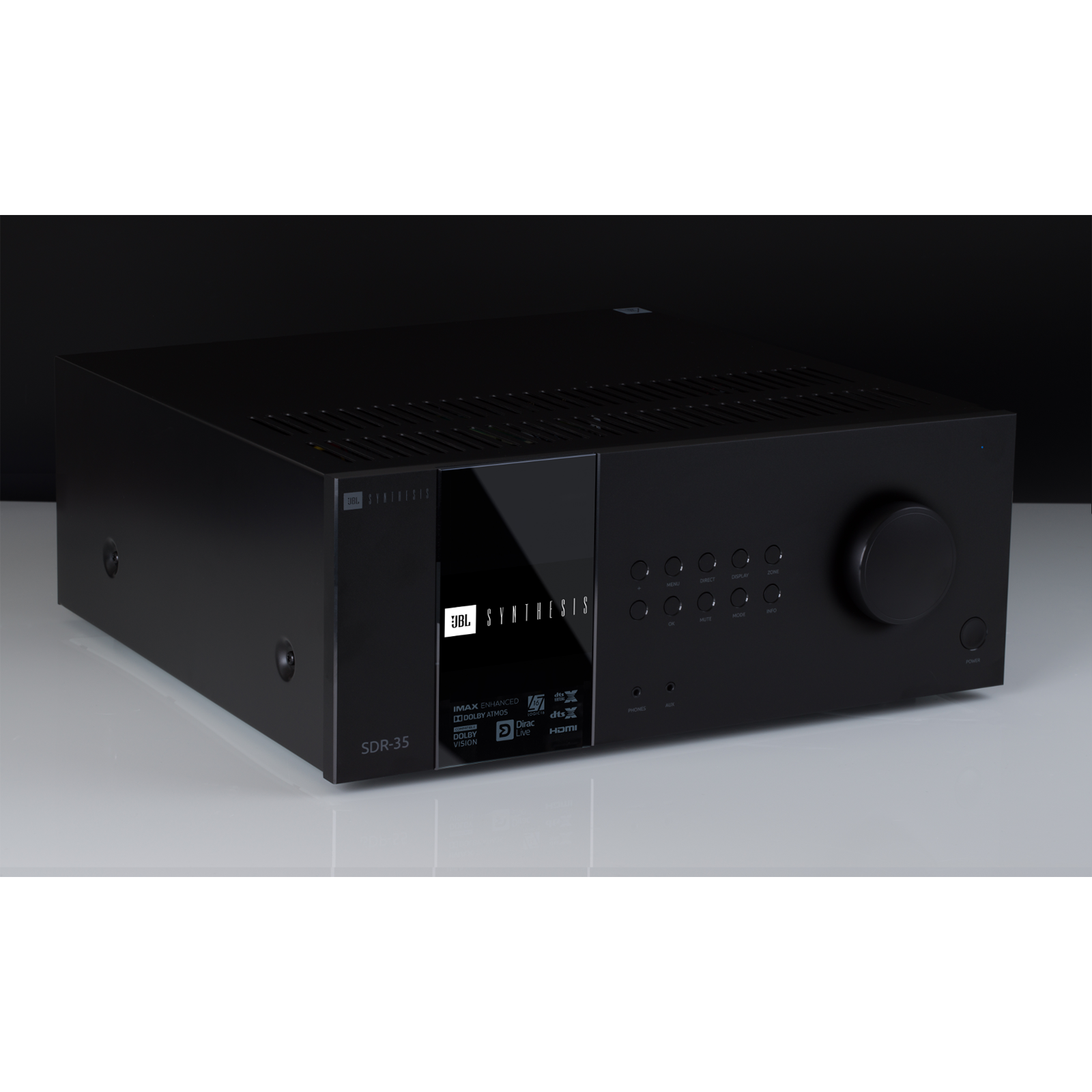 SDR-35 - Black - 16-channel Class G Immersive Surround Sound AV Receiver - Front