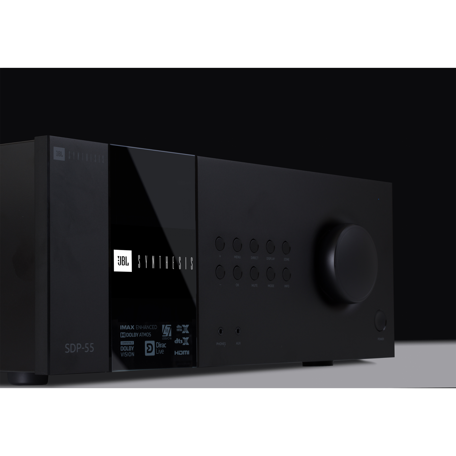 SDP-55 - Black - 16-channel Immersive Surround Sound AV Preamplifier - Detailshot 2