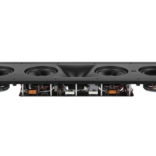 Premium crossover network components with bi-wire/bi-amp capability