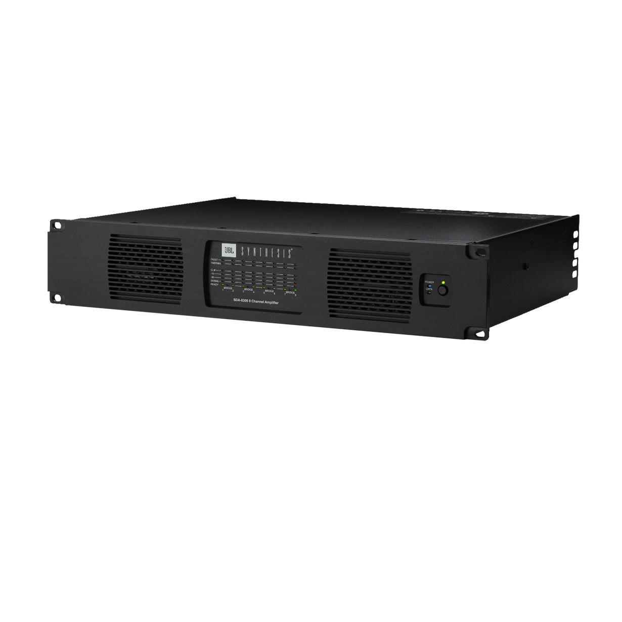 SDA-8300 - Black - 8-channel Bridgeable Class D Amplifier - Hero