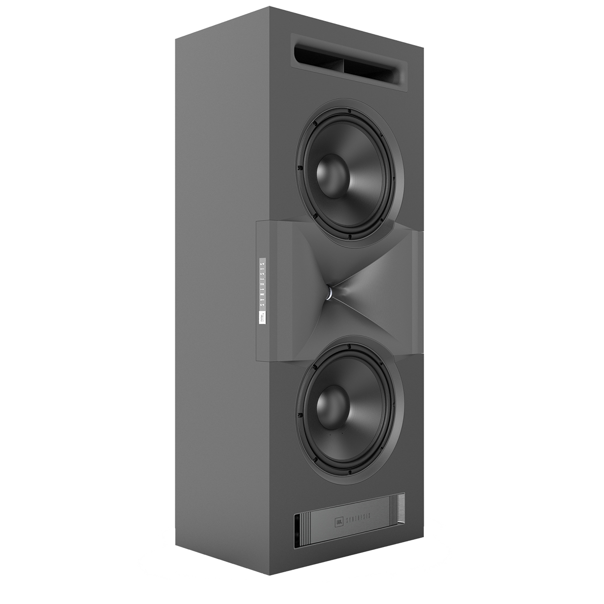 SCL-1 - Black - 2-Way Dual 12-inch (300mm) Custom LCR Loudspeaker - Hero