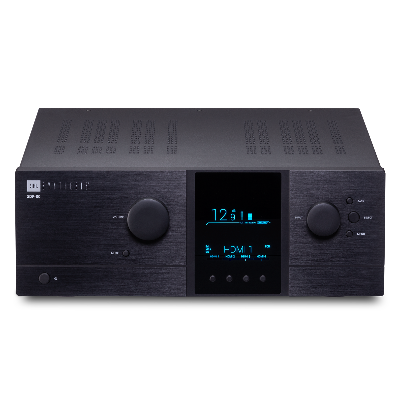 SDP-80 - Black - 36 Channel Immersive Audio Processor - Front