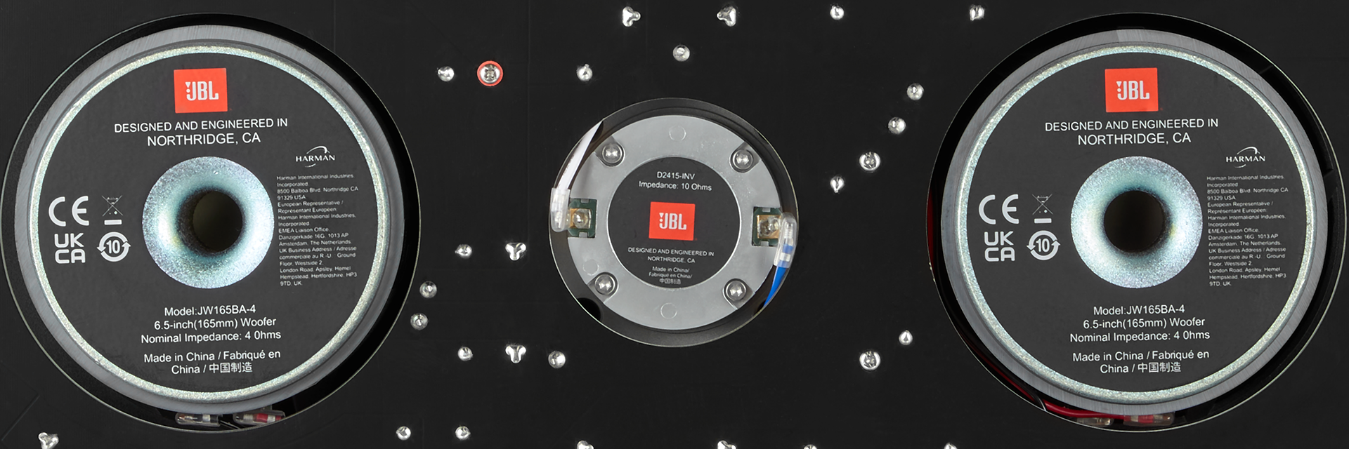 Patented JBL 2415-INV 1.5-inch (38mm) HF compression driver