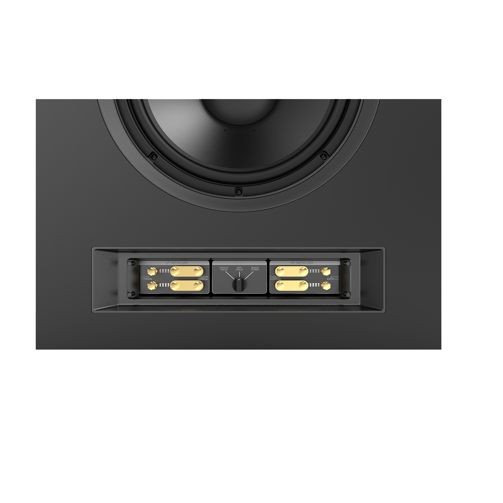 SCL-1 - Black - 2-Way Dual 12-inch (300mm) Custom LCR Loudspeaker - Detailshot 4