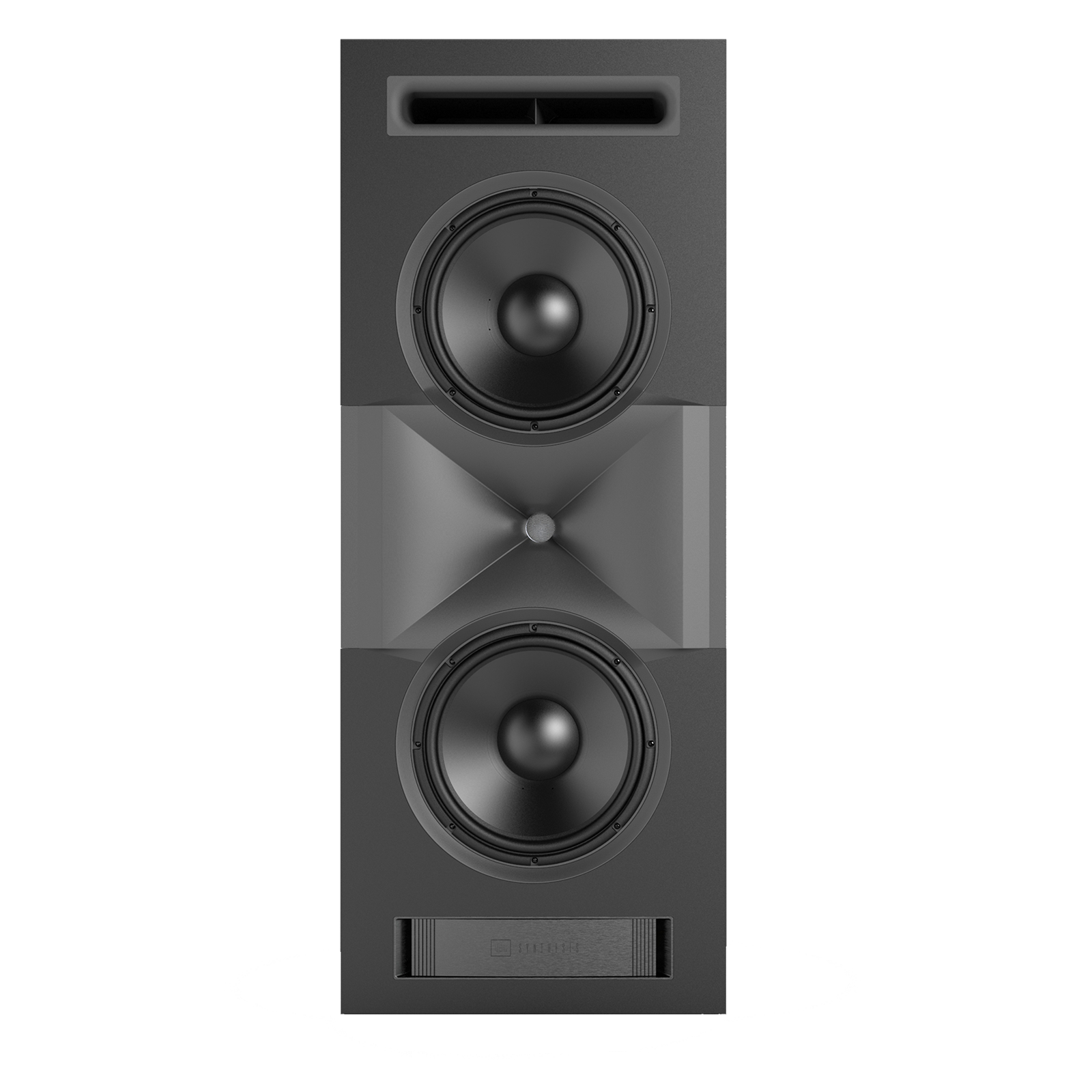 SCL-1 - Black - 2-Way Dual 12-inch (300mm) Custom LCR Loudspeaker - Front