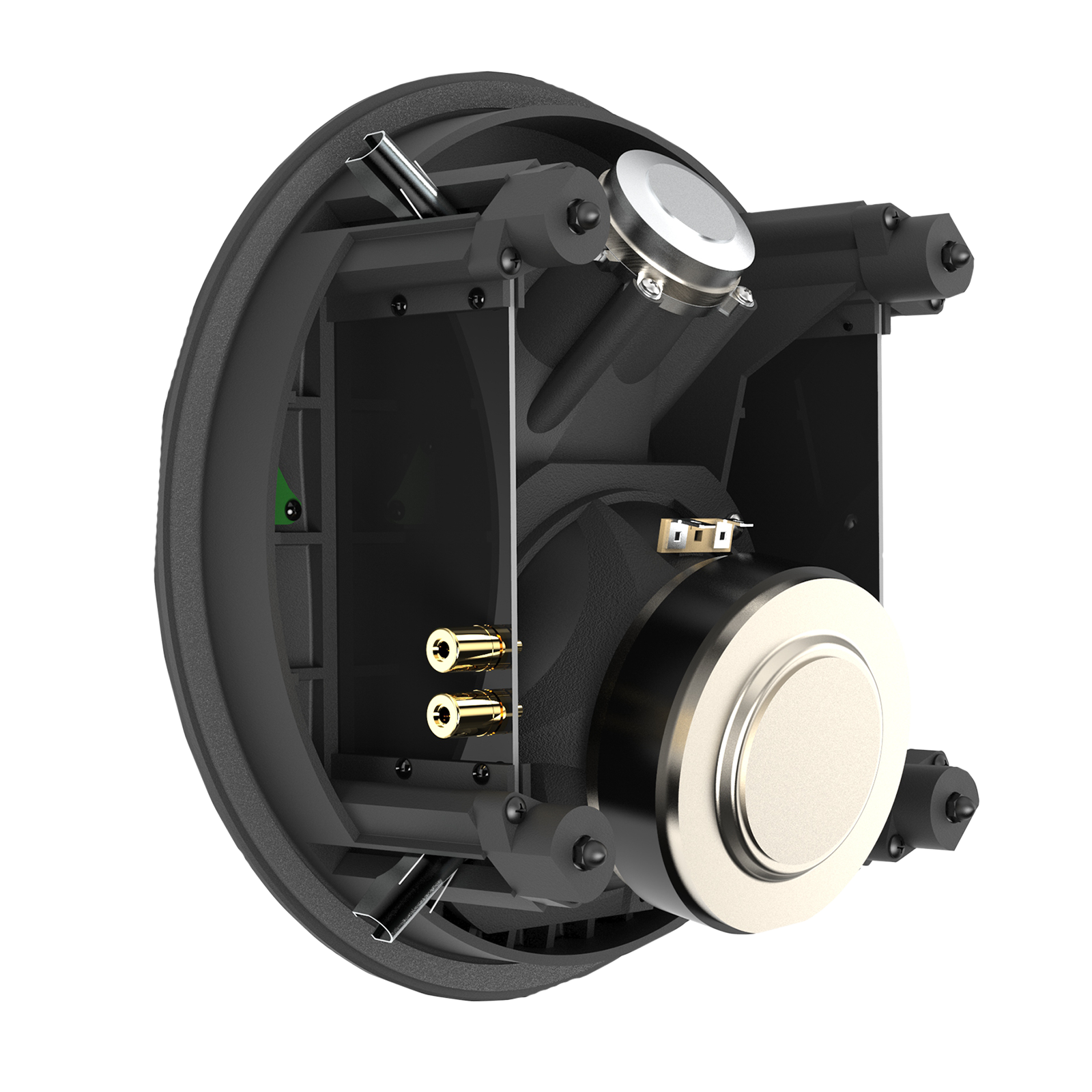 SCL-8 - Black - 2-Way 5.25-inch (130mm) In-Ceiling Loudspeaker - Back