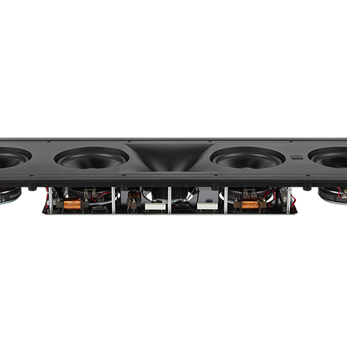 Premium crossover network components with bi-wire/bi-amp capability