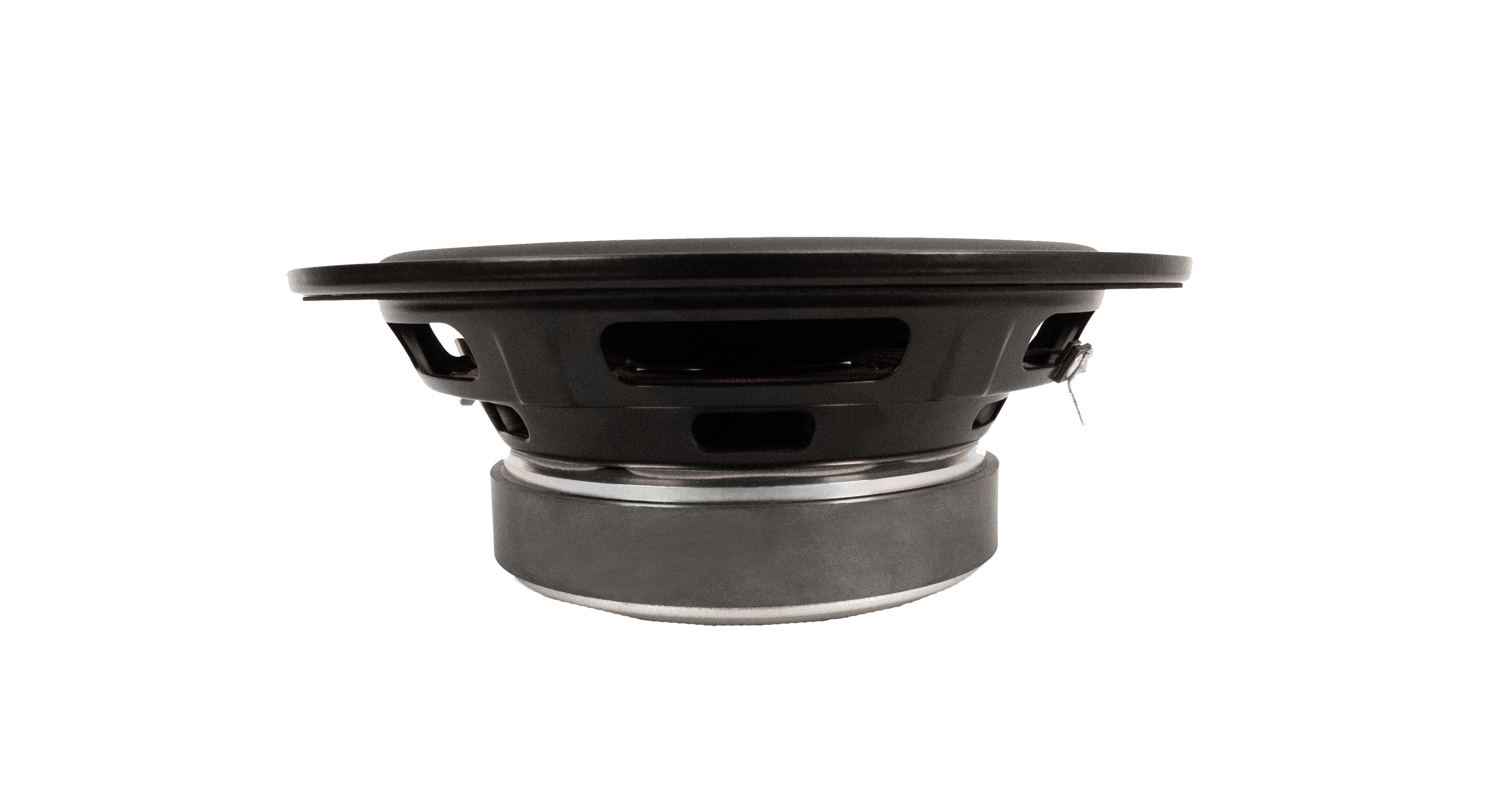 Dual 8" (200mm) Low-profile, Metal Cone Woofers