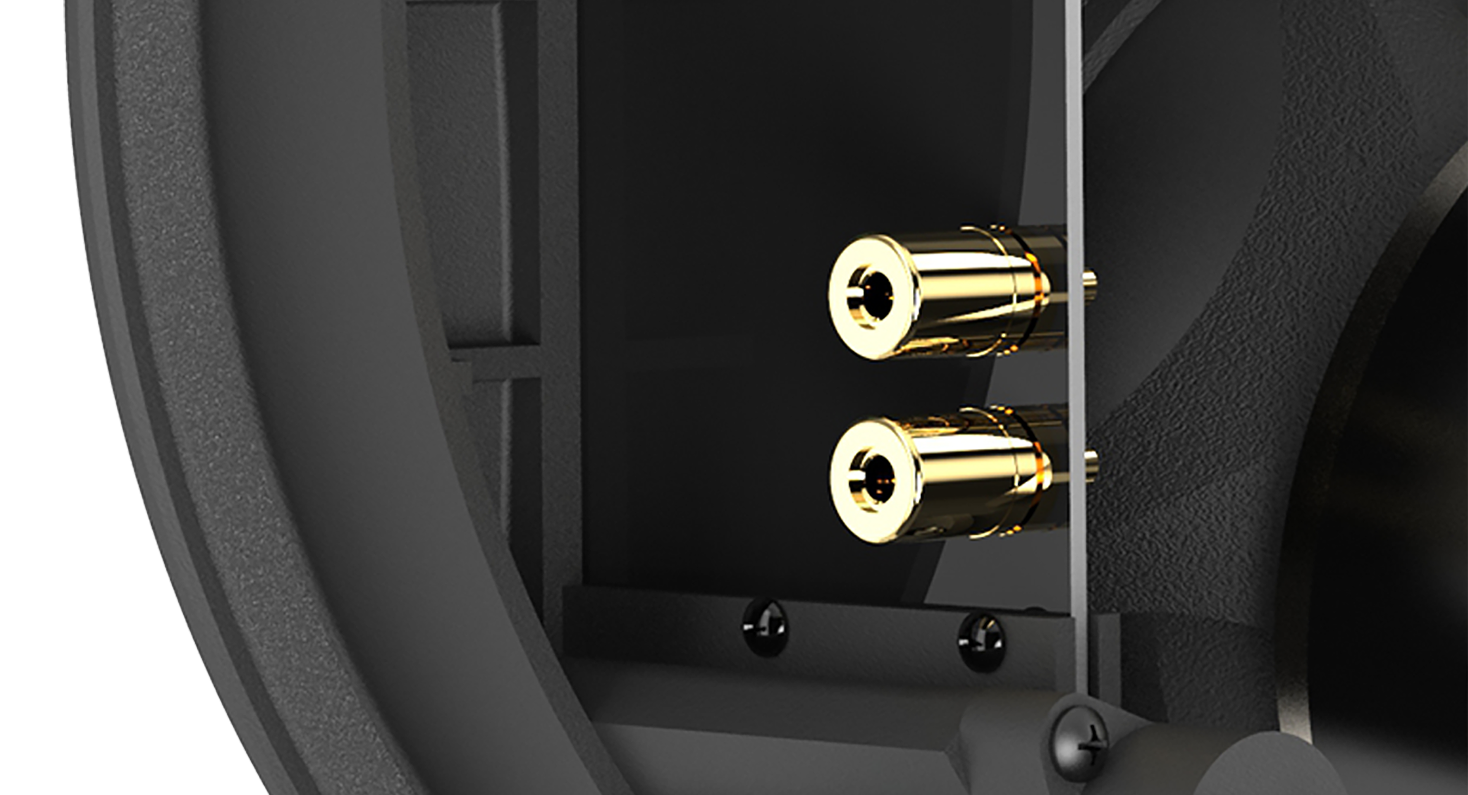 Gold-plated Spring-loaded Binding Post Input Terminals