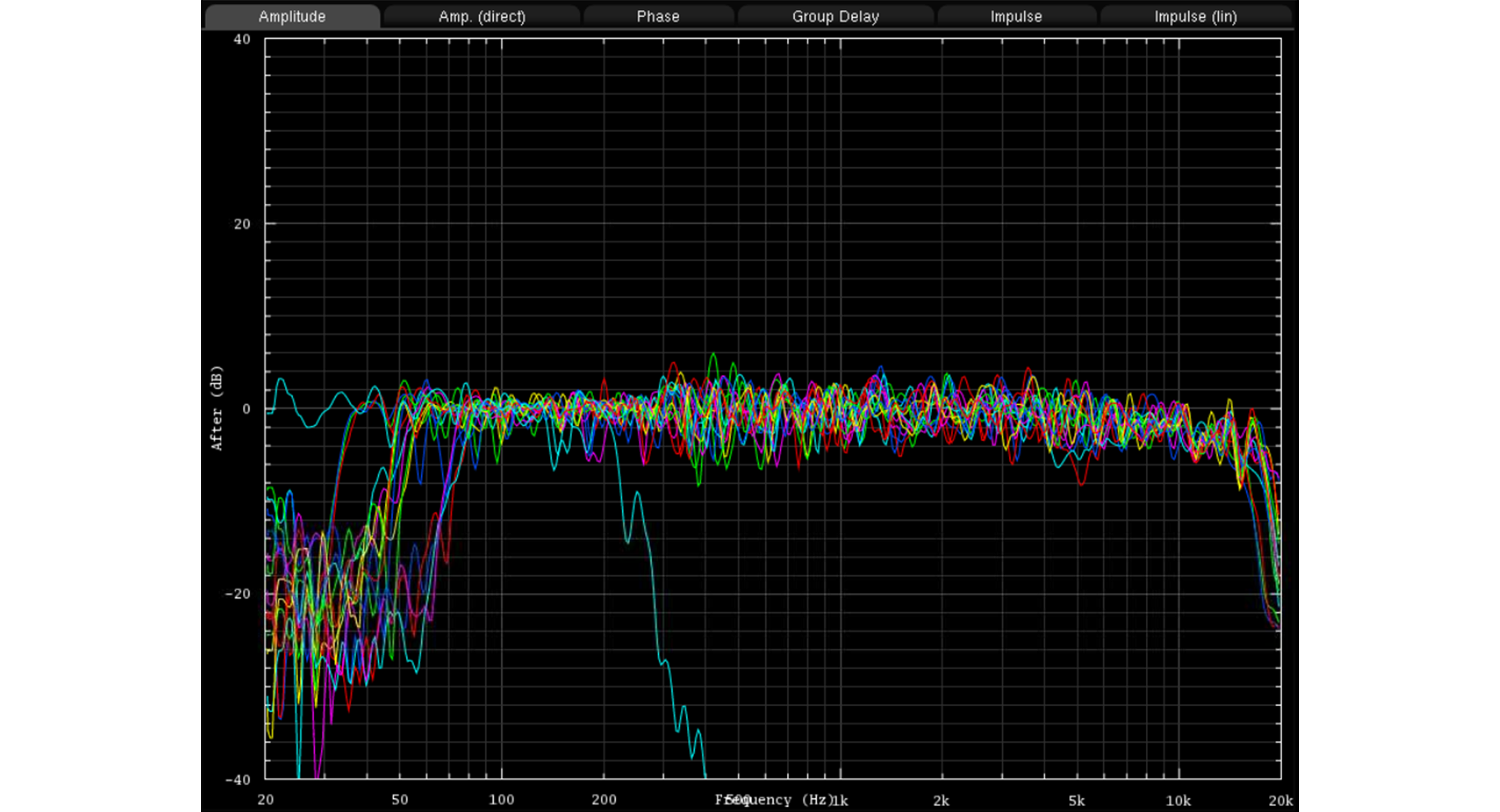 Pre-configured for benchmarked JBL Synthesis performance with the Harman Target and JBL Synthesis loudspeaker EQ files.