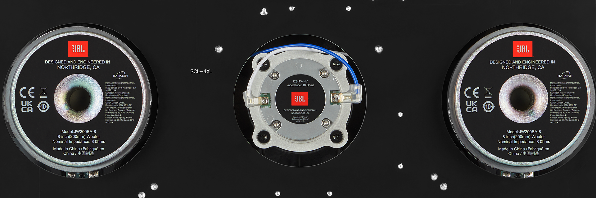 Patented JBL 2415-INV 1.5-inch (38mm) HF compression driver