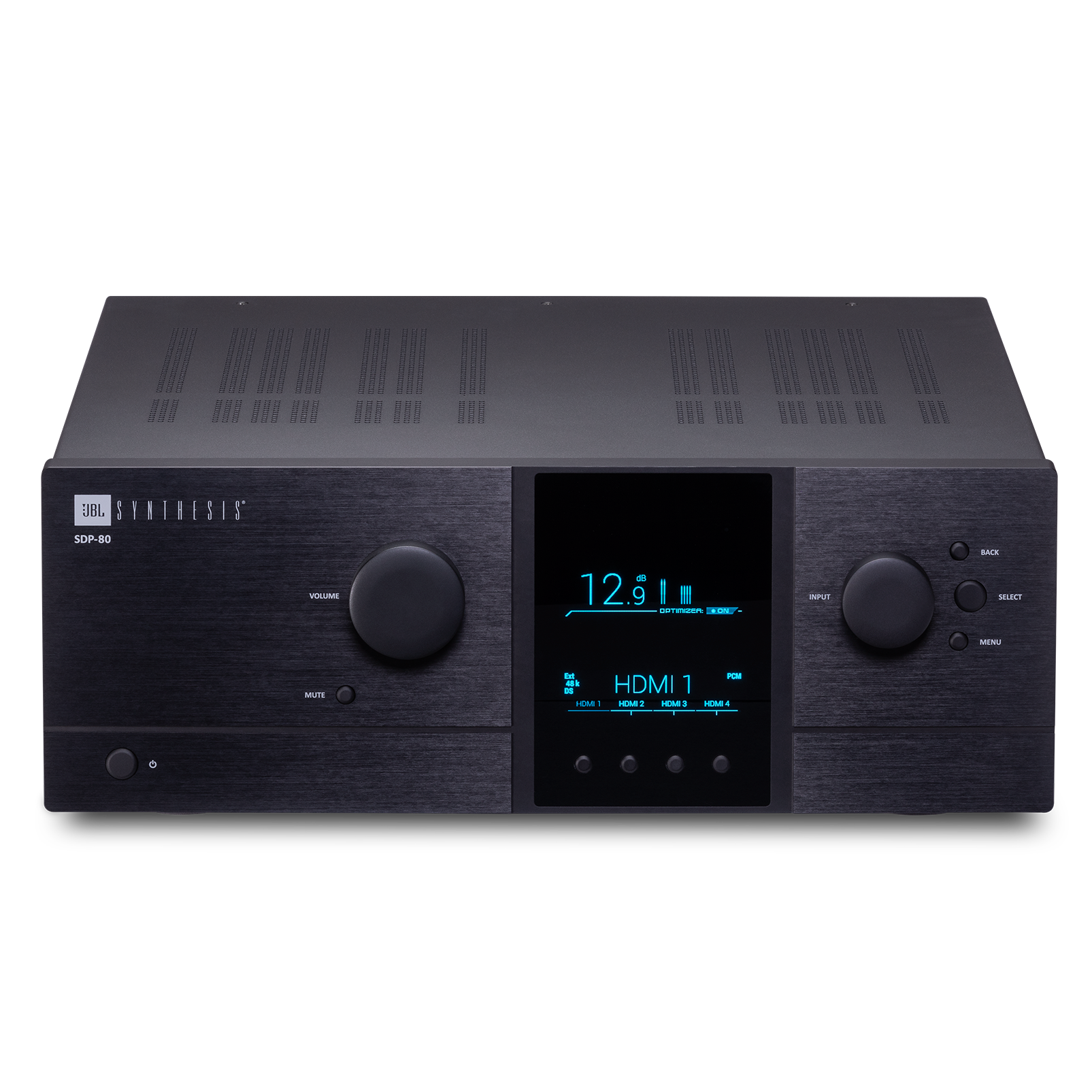 SDP-80 - Black - 36 Channel Immersive Audio Processor - Front