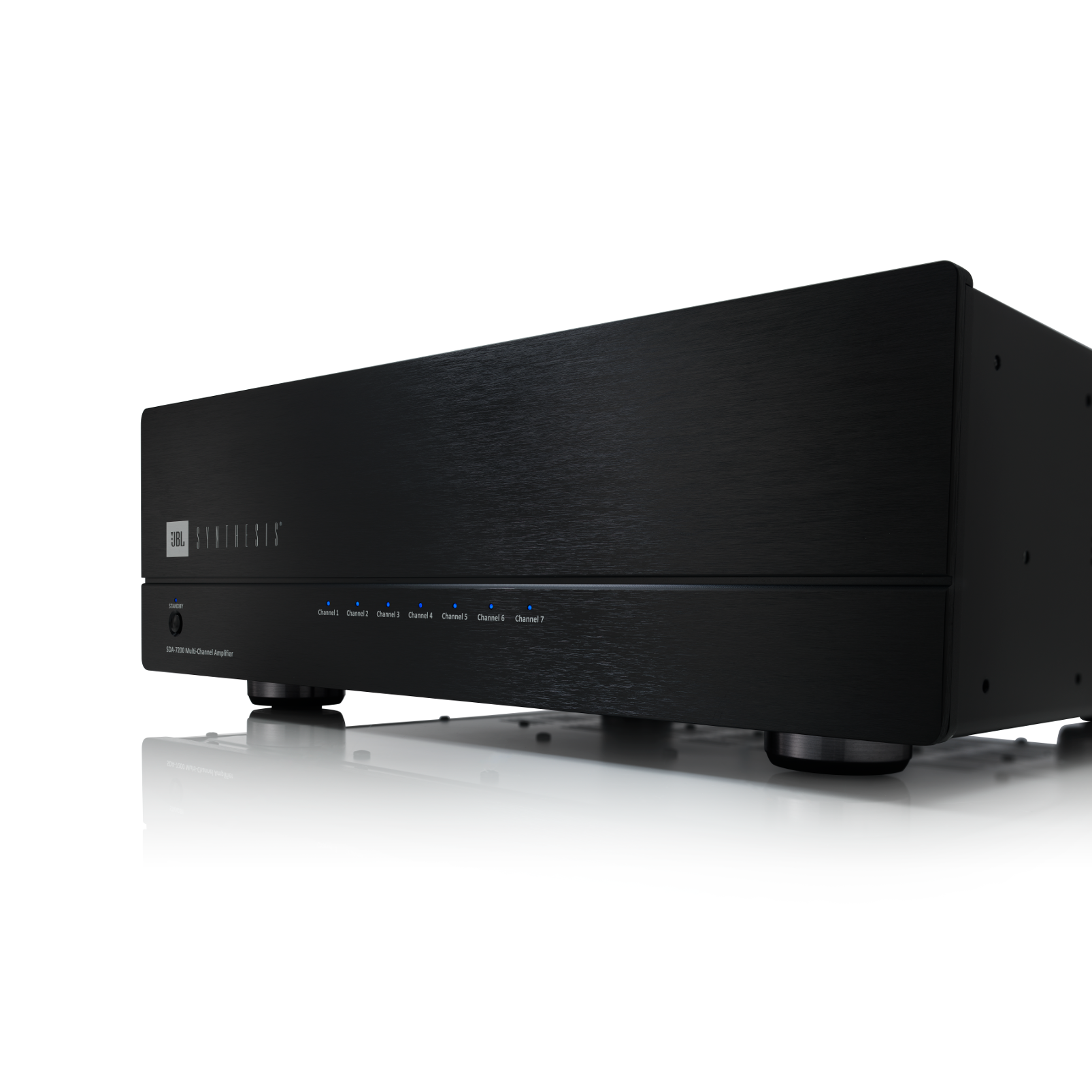 SDA 7200 - Black Lacquer - Multichannel Power Amplifier - Detailshot 1