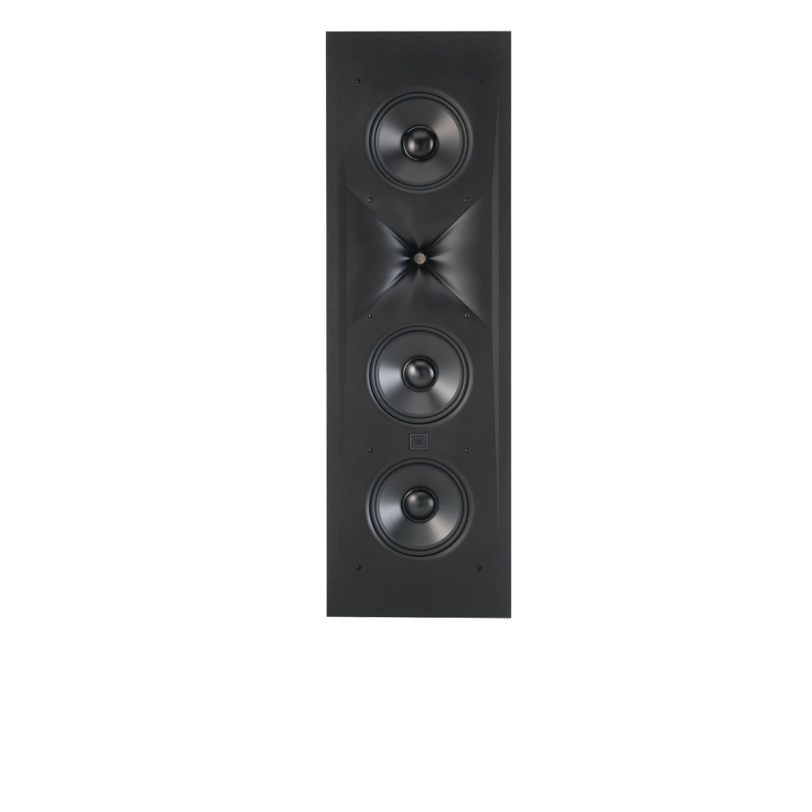 SCL-2 - Black - 2.5-Way Triple 8-inch (200mm) In-wall Loudspeaker - Front