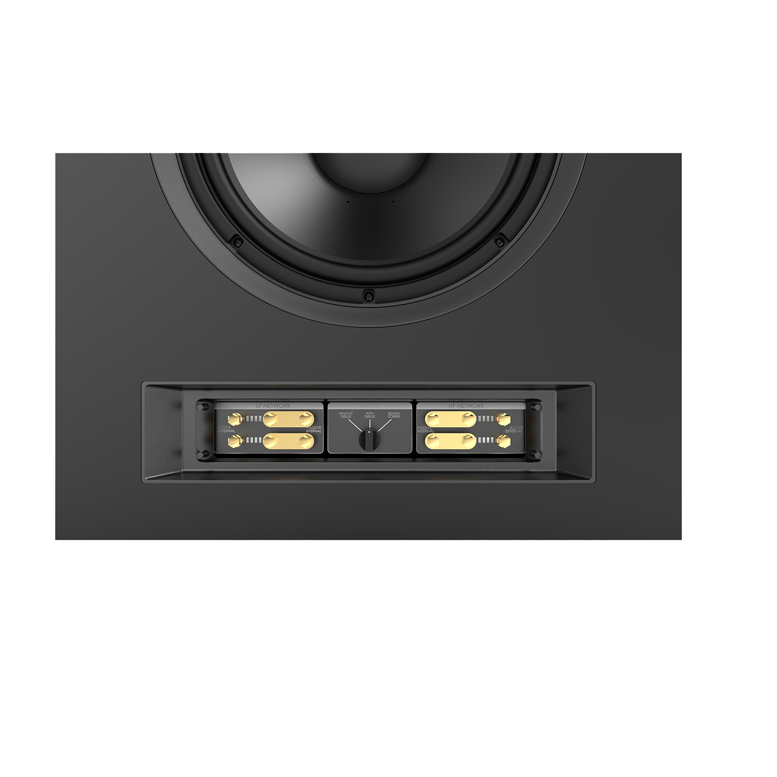 SCL-1 - Black - 2-Way Dual 12-inch (300mm) Custom LCR Loudspeaker - Detailshot 4