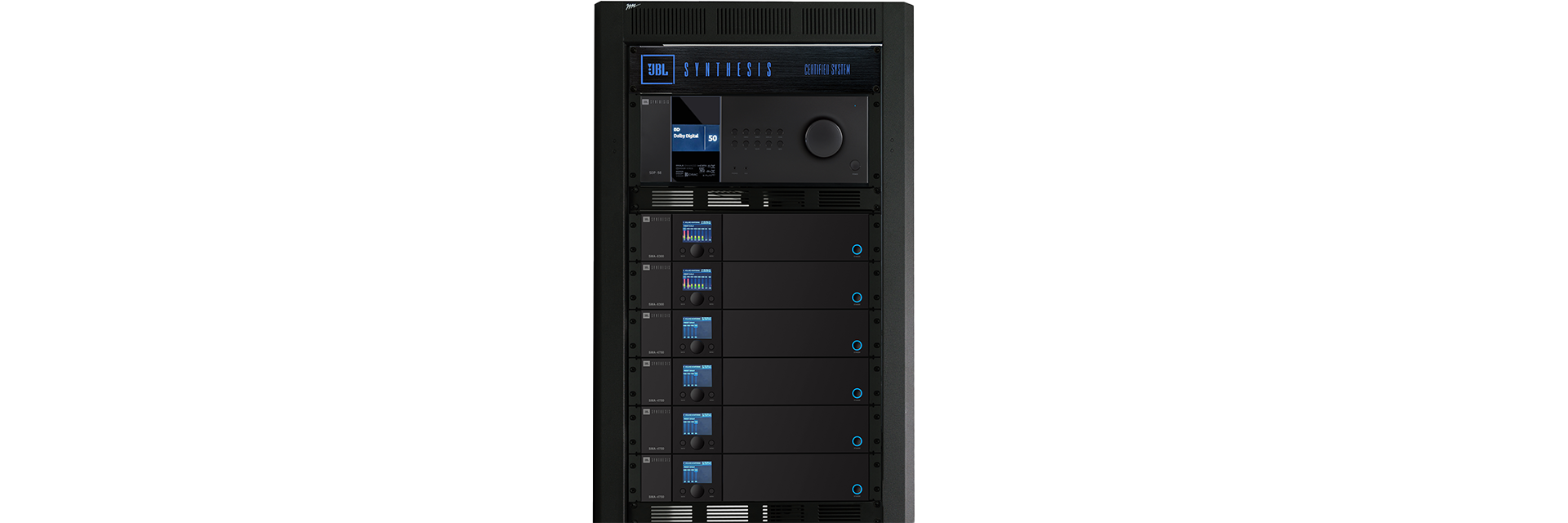 Designed to support high-power and high-channel count systems as part of a complete JBL Synthesis system solution