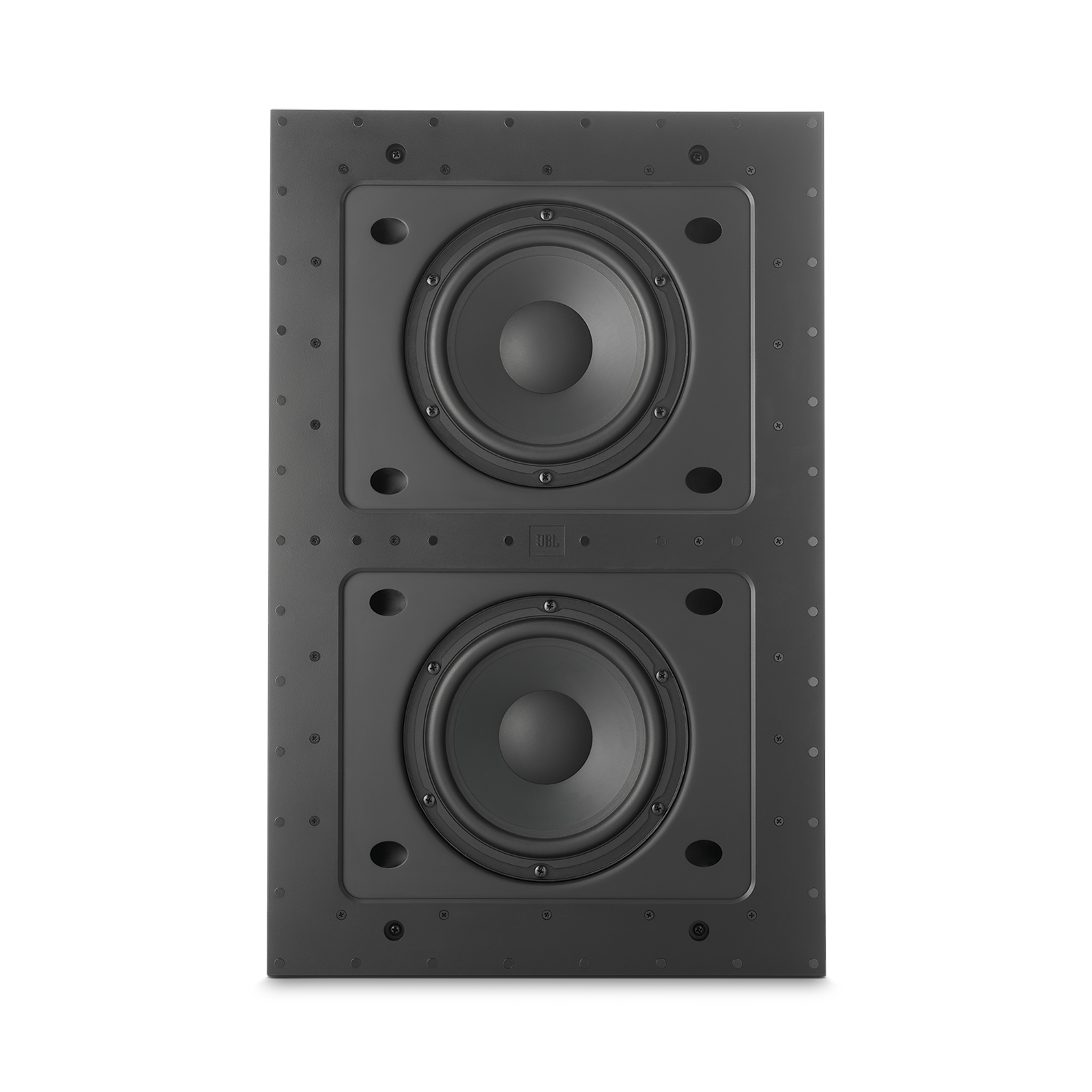 SSW-4 - Black Matte - Dual 8&rdquo; (200mm) In-wall Passive Subwoofer - Detailshot 1