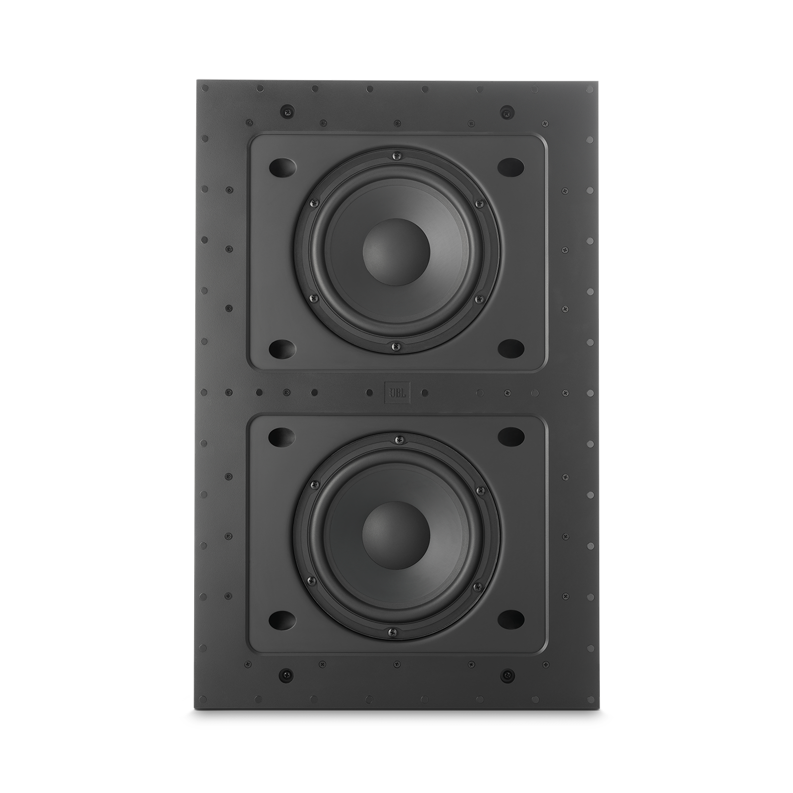 SSW-4 - Black Matte - Dual 8” (200mm) In-wall Passive Subwoofer - Detailshot 1