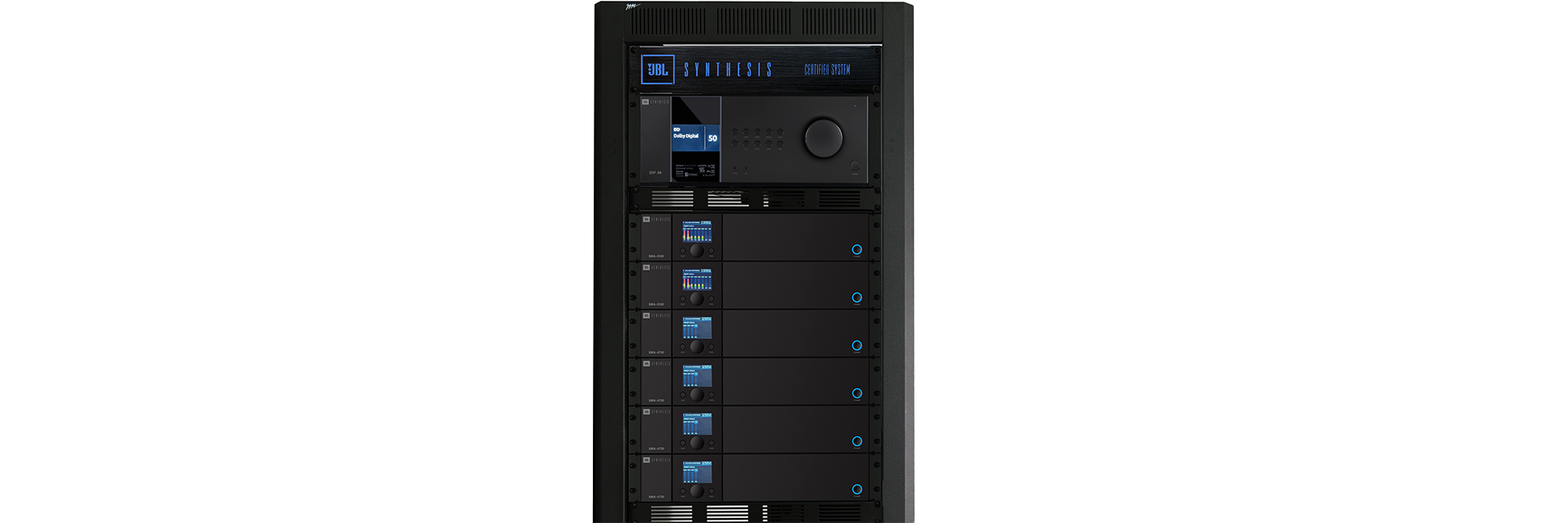 Designed to support high-power and high-channel count systems as part of a complete JBL Synthesis system solution
