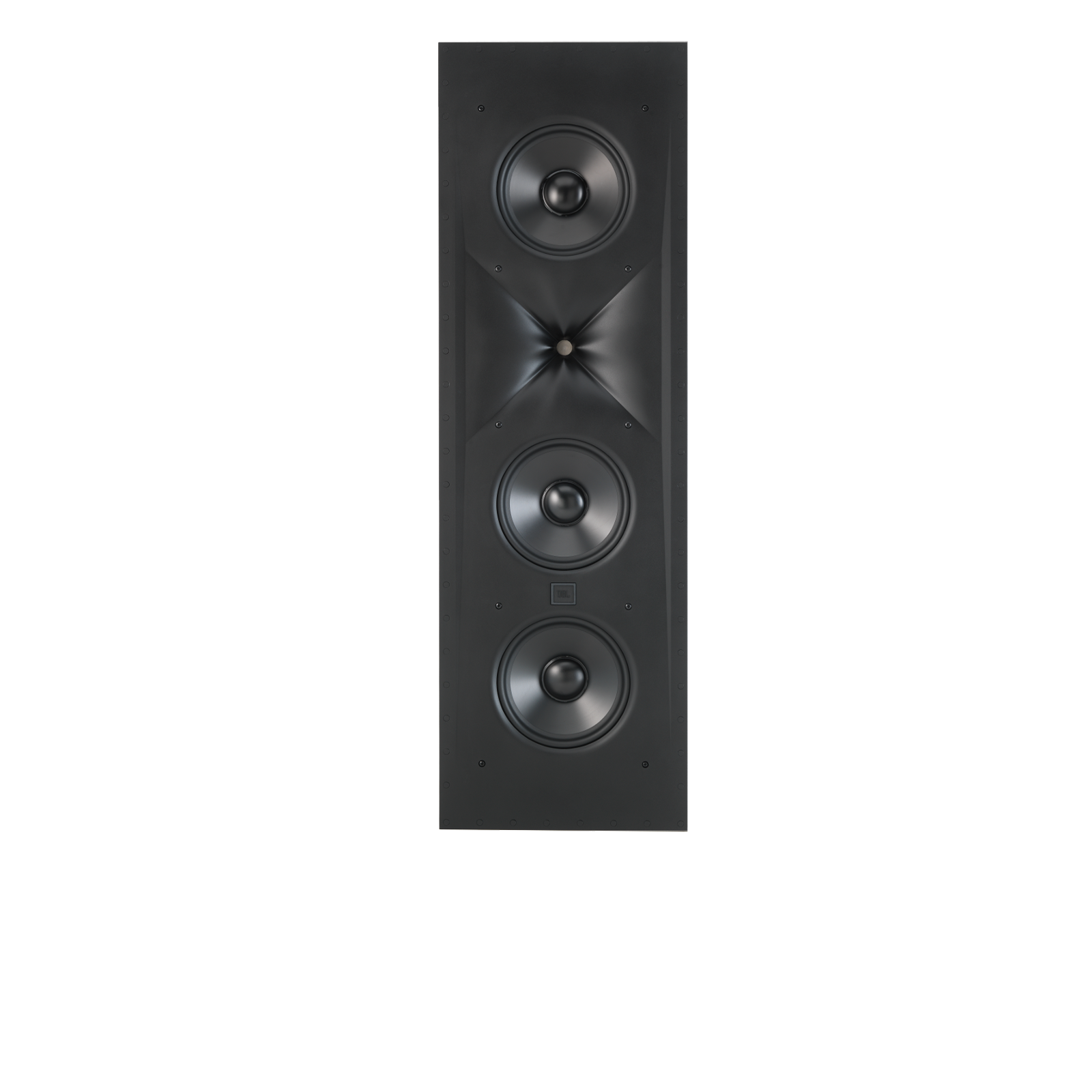 SCL-2 - Black - 2.5-Way Triple 8-inch (200mm) In-wall Loudspeaker - Front